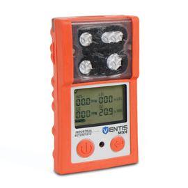 Industrial Scientific Ventis® MX4 Portable Carbon Monoxide, Combustible Gases, Hydrogen Sulfide And Oxygen Multi Gas Monitor