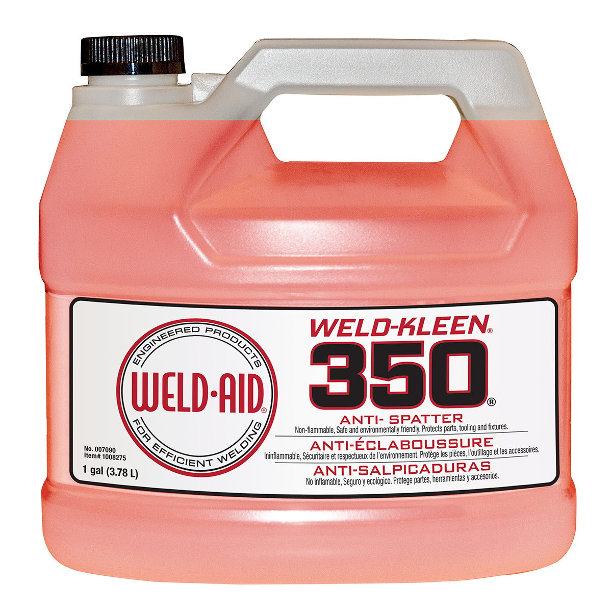 Weld Aid Airgas - WAP007090 - Weld-Aid 1 Gallon Bottle Red Weld-Kleen 350® Anti ...