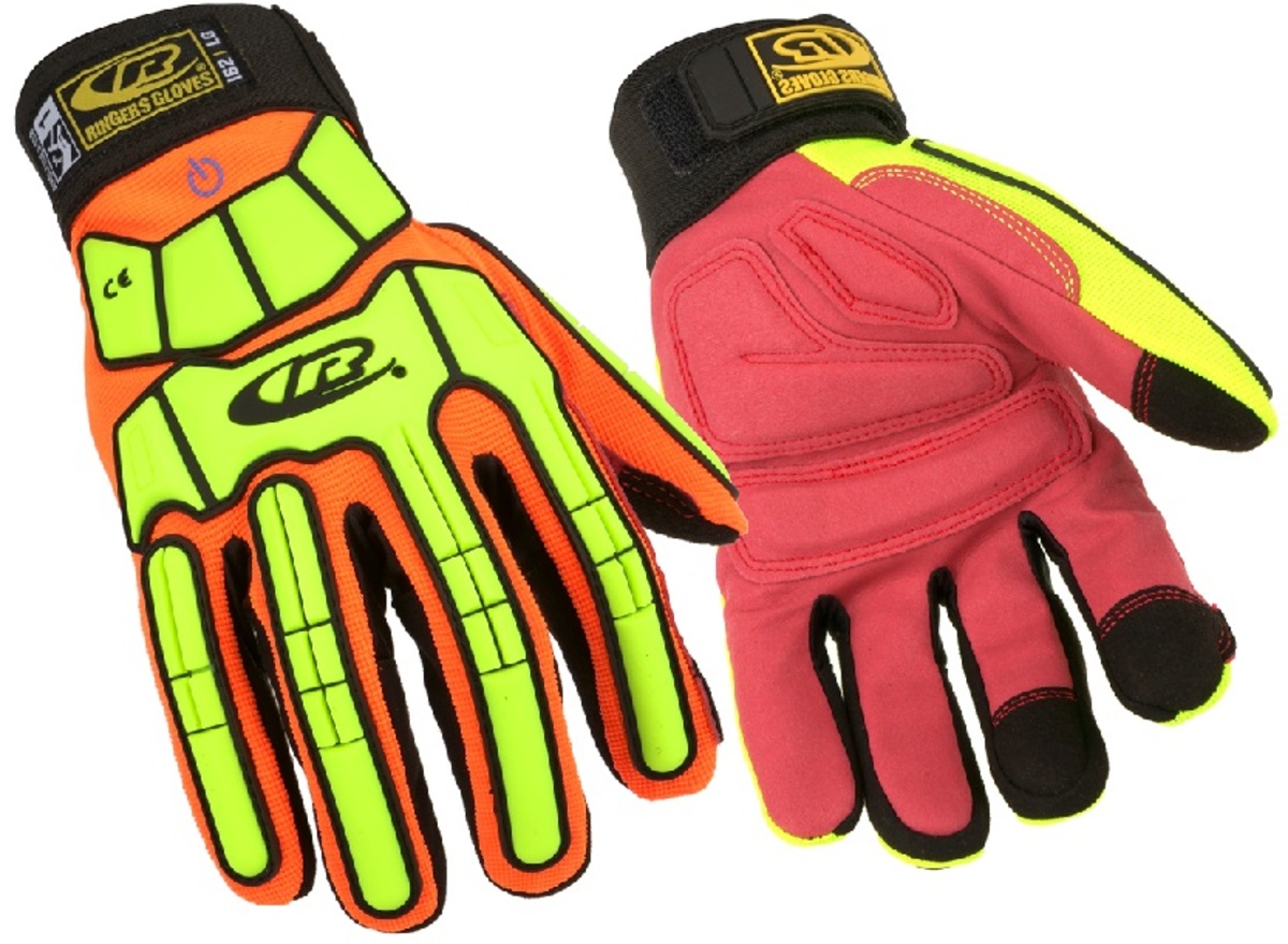 R162 Airgas - ANE162G-13 - Ansell Size 13 Orange, Black, Red And Green ...
