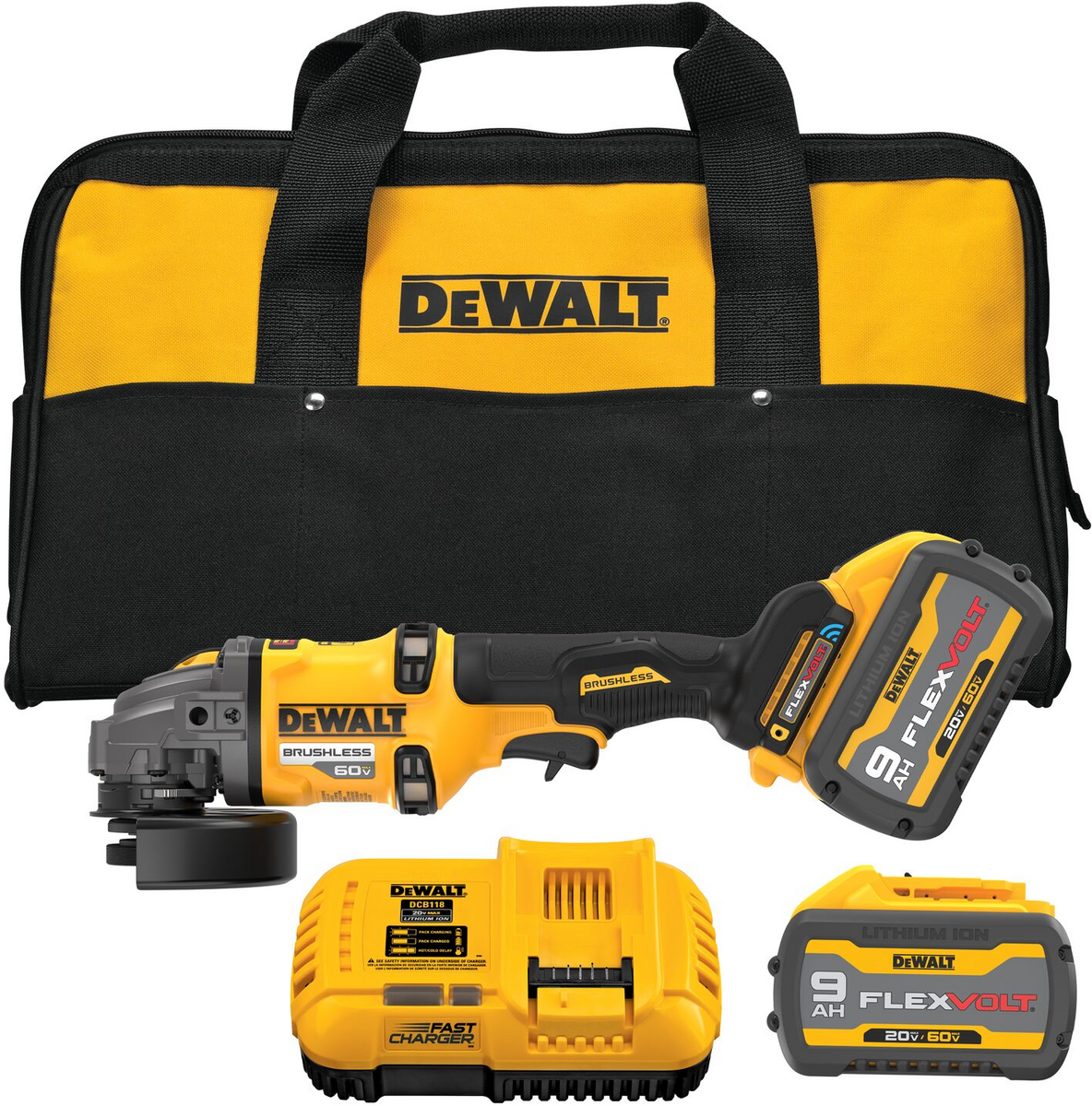 60 Volt 60v Grinder Dewalt DEWALT FLEXVOLT 60-Volt Li-Ion MAX