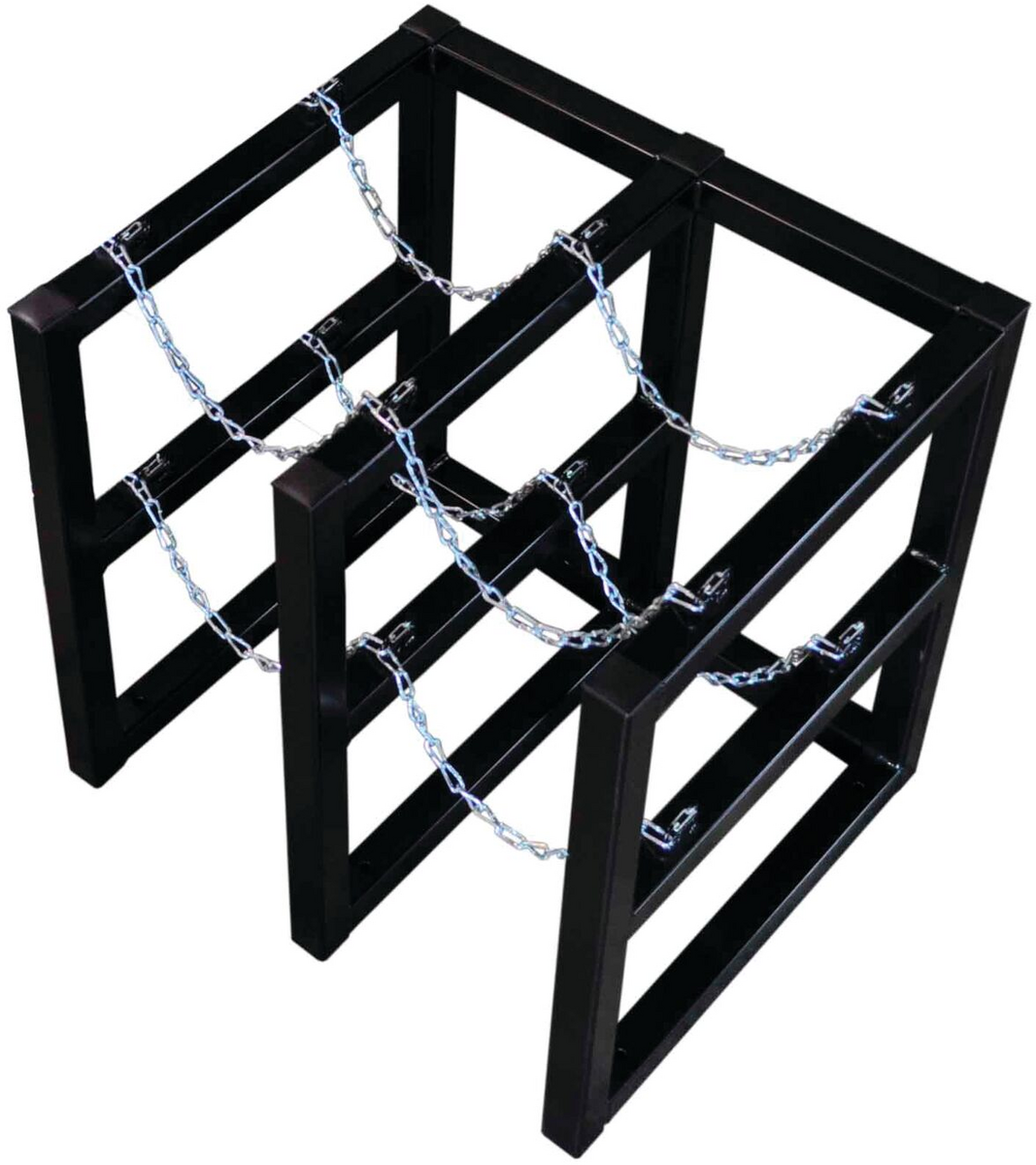 Jet 4 Air Rack Airgas - JTR35106 - Justrite® Steel 4 Cylinder Rack (2 Wide By 2 Deep)