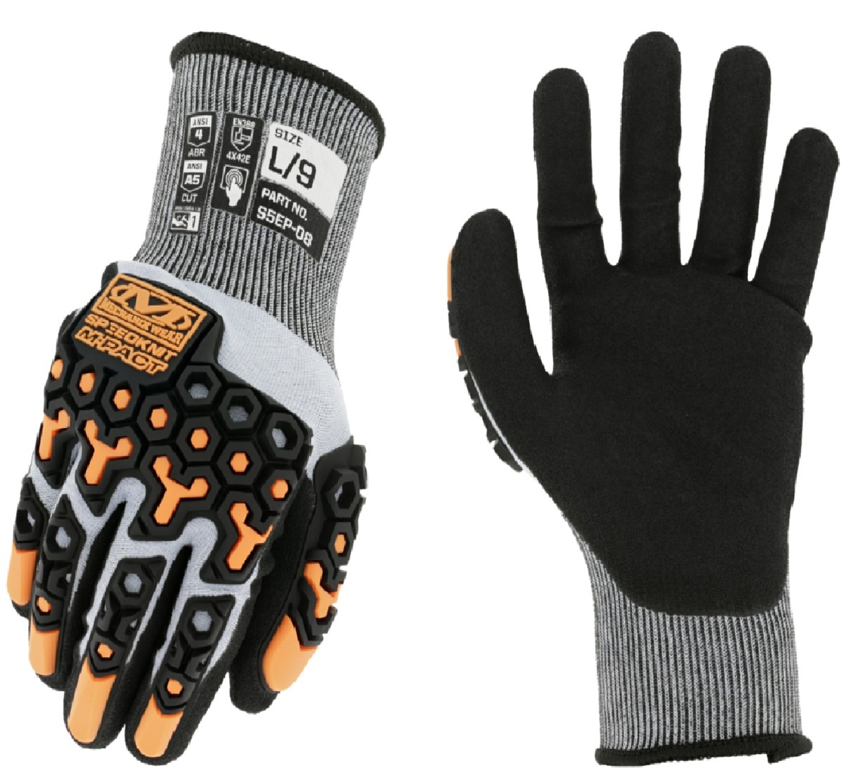 Airgas MF1S5EP-08-008 Mechanix Wear® Medium SpeedKnit™ M-Pact