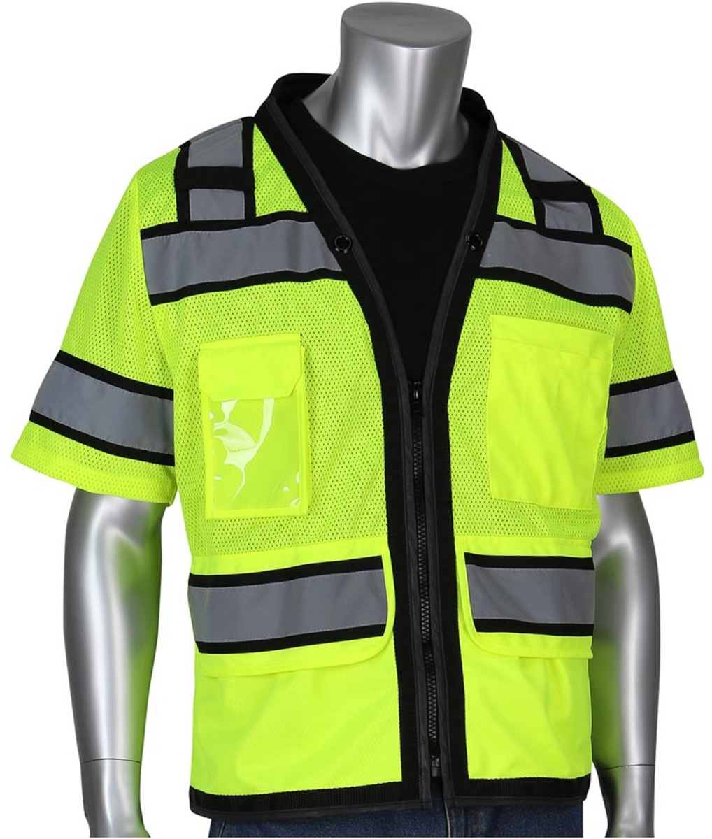 Pip Vests Airgas - PIP3030800DLY/XL - PIP Global Safety® X-Large Hi-Vis Yellow ...
