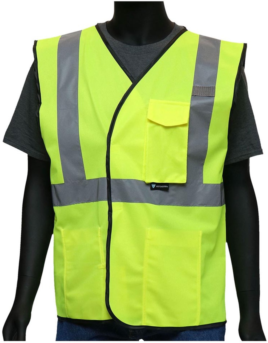 Pip Vests Airgas - PIP47203/3XL - PIP Global Safety® 3X Hi-Vis Yellow Viz-Up ...