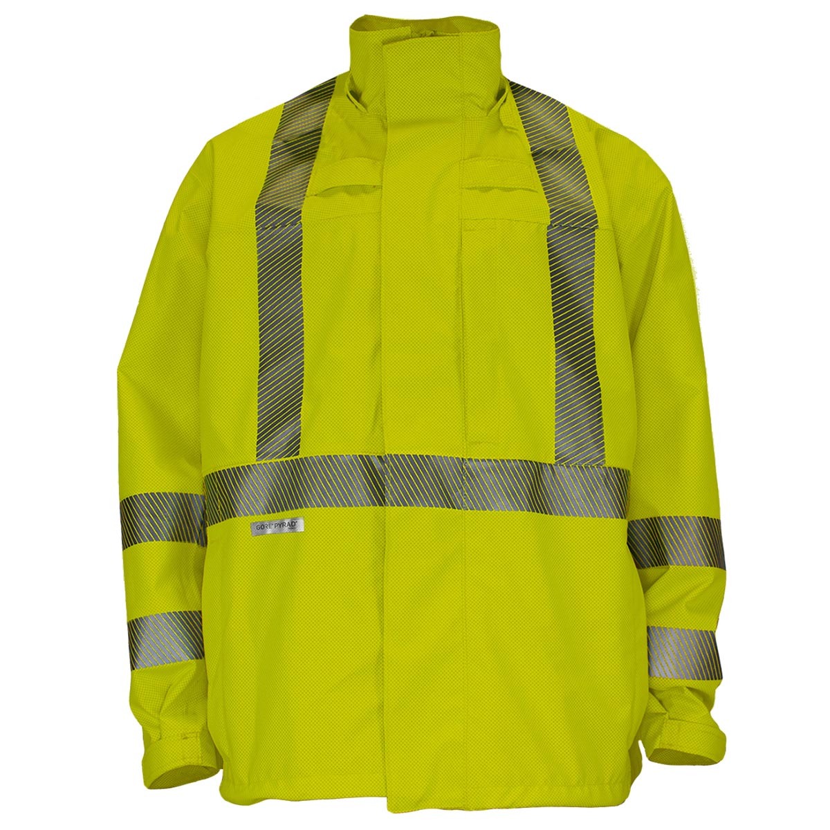 Heat Risistant Jacket Airgas - N33HYDROFLASHJYMD - National Safety Apparel Medium Fluorescent ...