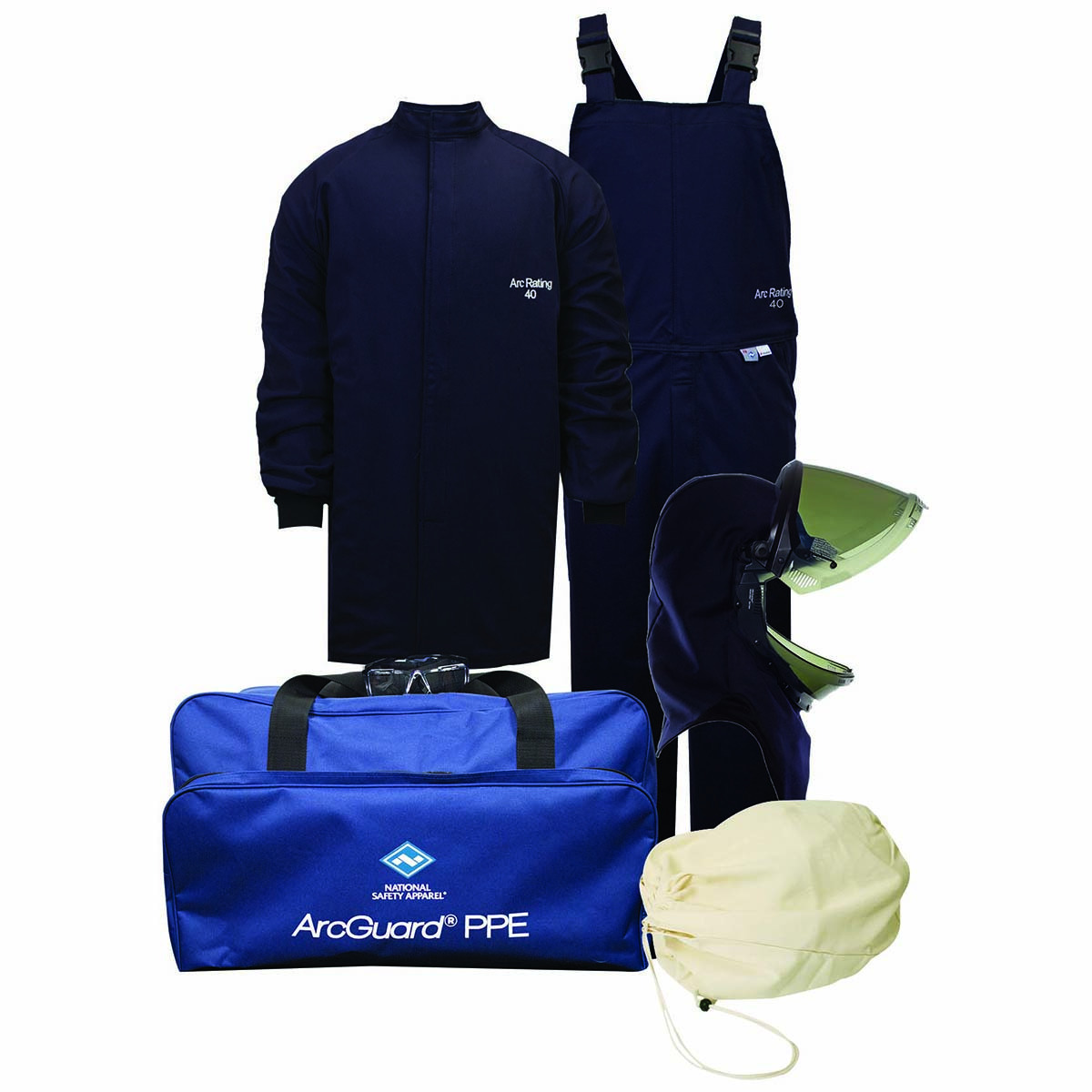 Airgas - N33KIT4SC40NGLFXL - National Safety Apparel X-Large Navy ...