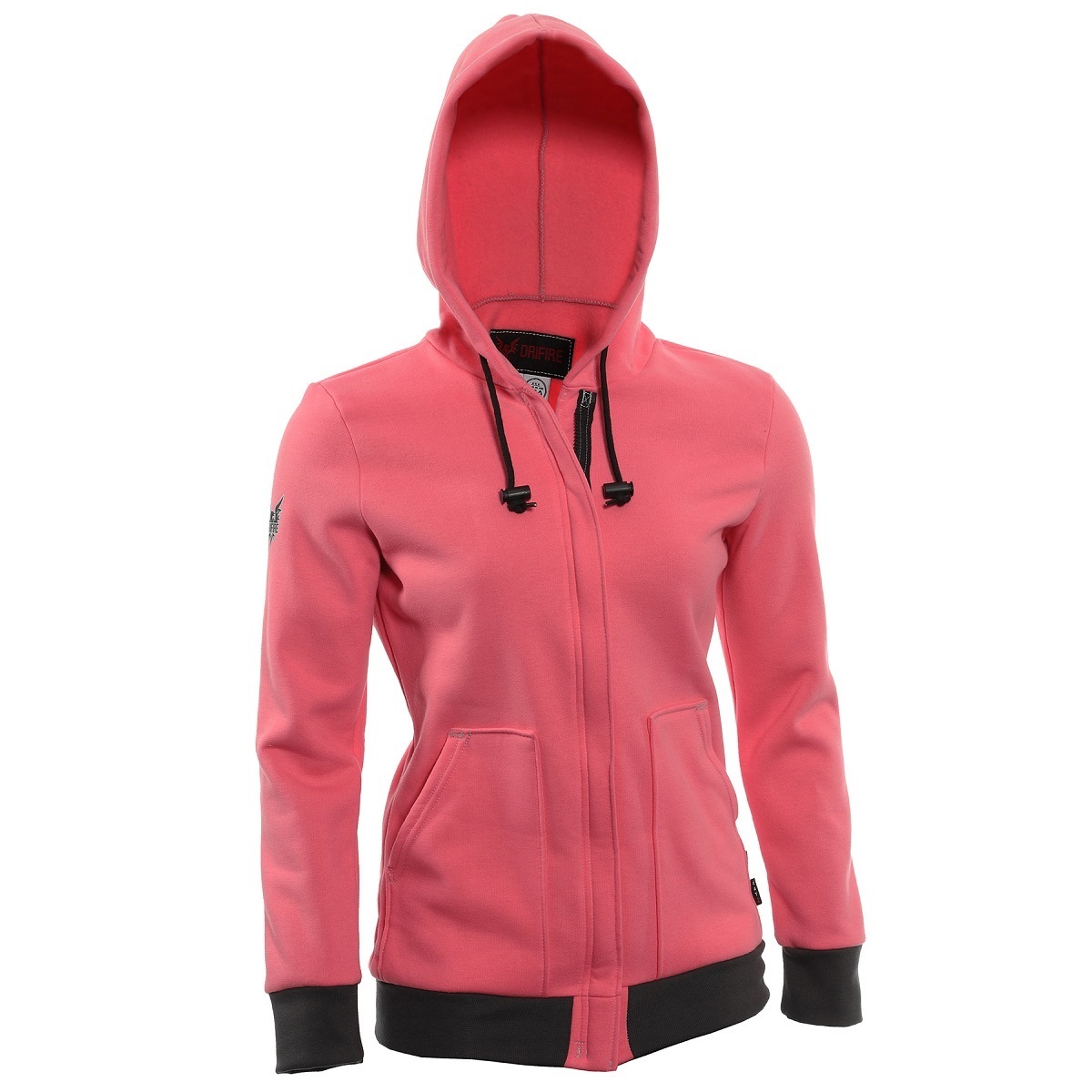Airgas - N33SWSSAZW-2X - National Safety Apparel Women's 2X Pink Mod. Blend  Fleece Flame Resistant Sweatshirt