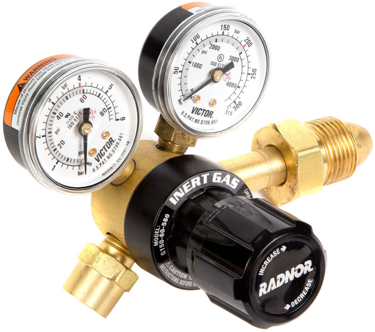 Airgas RAD64003043 RADNOR™ Light Duty Nitrogen Purge Regulator, CGA