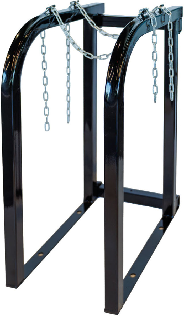 Phase Two Canister Racks Airgas - RAD64003557 - RADNOR™ Steel 2 Cylinder Storage Rack