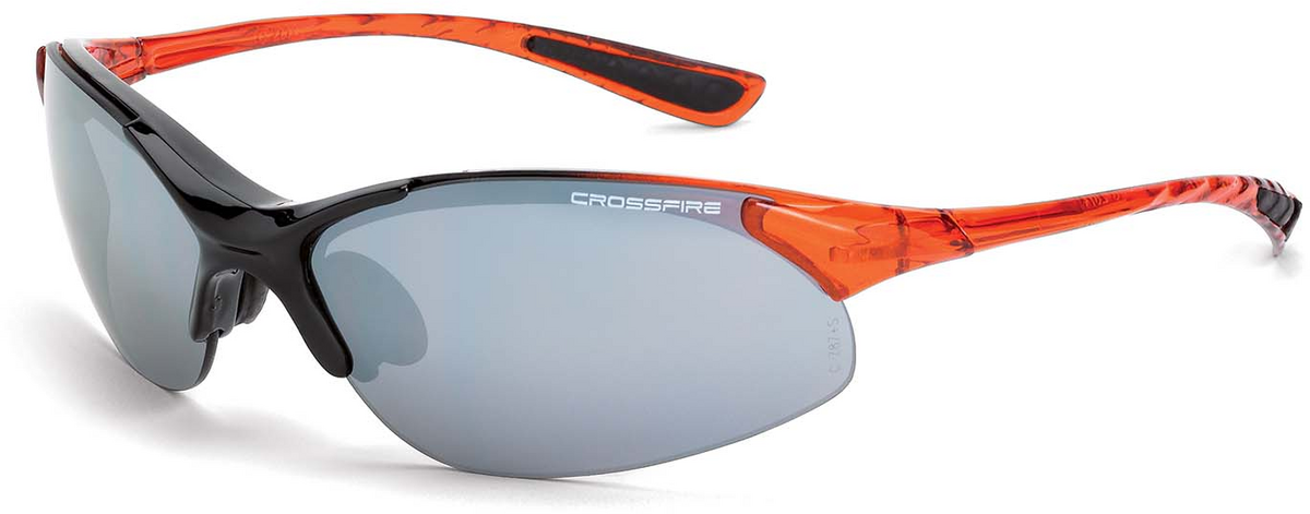 Airgas RN21583 Radians XCBR Black and Orange Safety Glasses