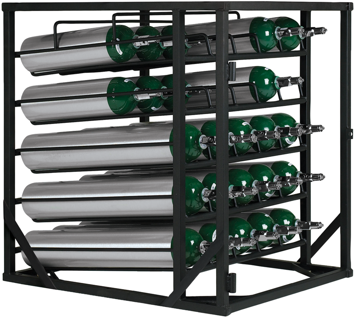 Airgas - RRI150-0153 - Responsive Respiratory Steel 25 Cylinder Rack