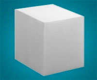 Dry Ice Full Block on light teal background