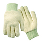 Wells Lamont Large 10" White Standard Weight Cotton Heat Resistant Gloves With 2" Knit Wrist And Full Thumb