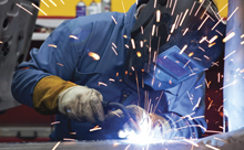 picture of man welding
