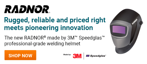 Shop the new RADNOR made by 3M Speedglas professional-grade welding helmet.