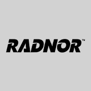 RADNOR logo on a gray background