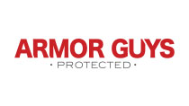 Armor Guys logo over white background