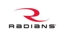 Radians logo over white background