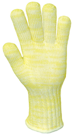 Wells Lamont Small 10" Yellow/White Kevlar®/Nomex Heat Resistant Gloves With 3.5" Knit Wrist And Full Thumb