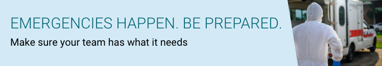 Emergencies happen. Be prepared. Make sure your team has what it needs