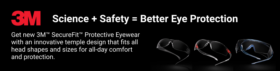 Banner for 3M Eyewear SecureFit