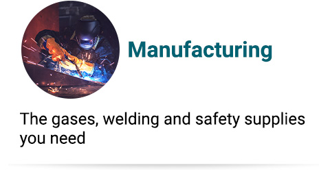 Manufacturing Product Collection The gases, welding and safety supplies you need
