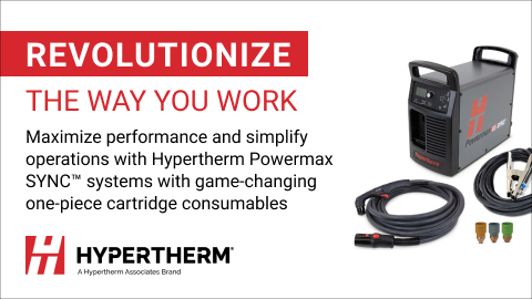 Maximize performance and simplify operations with Hypertherm Powermax SYNC