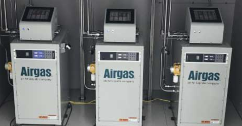 Airgas on-site gas mixers