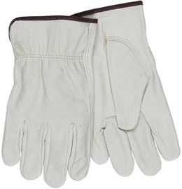 MCR Safety Medium Beige Cowhide Unlined Drivers Gloves