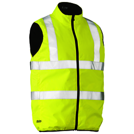 Protective Industrial Products X-Large Hi-Viz Yellow Bisley® Polyester/Polyurethane/Taffeta Reversible Insulated Vest