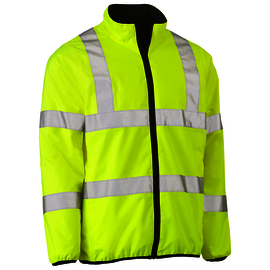 Protective Industrial Products X-Large Hi-Viz Yellow Bisley® Polyester/Polyurethane/Taffeta Reversible Jacket