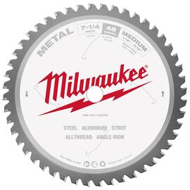 Milwaukee® 7 1/4" 48 Teeth Carbide Tipped Circular Saw Blade