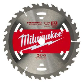 Milwaukee® 7 1/4" 24 Teeth Cobalt Infused Tungsten Carbide Circular Saw Blade