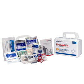 Acme-United Corporation White Plastic Portable Or Wall Mount 10 Person First Aid Kit