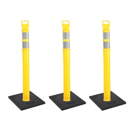 Cortina Safety Products 17" X 7" X 50" Yellow Polyethylene EZ Grab Delineator