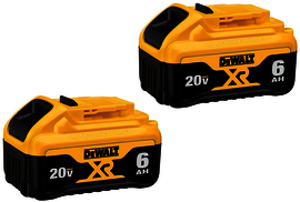 DEWALT® 20 Volt Battery (2 Per Pack)