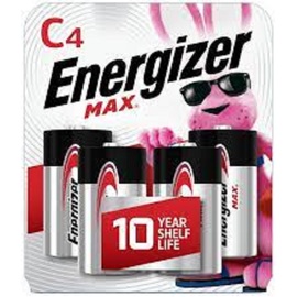 Energizer® Max® 1.5 Volt C Batteries (4 Per Package)