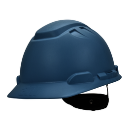3M™ Blue SecureFit™ H-704T-SF HDPE/Nylon Cap Style Hard Hat With 4 Point Ratchet Suspension