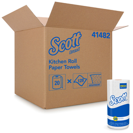 Kimberly-Clark Professional™ Scott® 1-Ply White Towel (128 Per Roll)