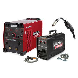 Lincoln Electric® Flextec® 350X 3 Phase CC/CV Multi-Process Welder With 380 - 575 Input Voltage, CrossLinc® Technology, LN-25X® Wire Feeder And Accessory Package