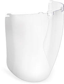 Miller® 8.4" x 8.6" x 0.8" Clear Faceshield Replacement