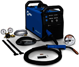 Miller® Millermatic®/Millermatic® 142 Single Phase MIG Welder With 115 - 120 Input Voltage, 140 Amp Max Output, Auto-Set™ Technology/Auto Spool Gun Detection And Accessory Package