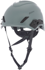 MSA Gray V-Gard® H1 HDPE Cap Style Climbing Helmet With Fas Trac® Ratchet Suspension