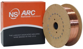 0.045" ER70S-6 NS ARC® Standard-Arc® S-6 Copper-Glide™ Carbon Steel MIG Wire 33  lb 11.75" Spool