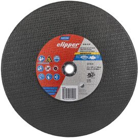 Norton® 14" X 1/8" X 1" Clipper Charger Extra Coarse Grit Aluminum Oxide Type 01/41 High Speed Cut Off Wheel