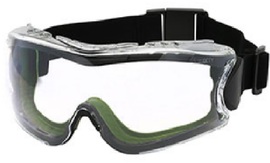 Protective Industrial Products Mission™ Indirect Vent Fixed Front Welding Splash Goggles With Green Soft Frame And Clear Shade 5 FogLess® 3Sixty™ Anti-Fog/Anti-Scratch Lens And Elastic Strap