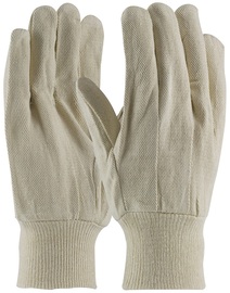 Protective Industrial Products Natural 8oz Canvas Clute Cut General Purpose Gloves With Knit Wrist