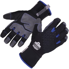 Ergodyne Medium Black ProFlex® 817WP Synthetic Leather Dual-Zone 3M™ Thinsulate™ Lined Cold Weather Gloves