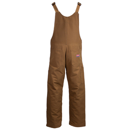 National Safety Apparel 38" X 36" Brown FR Cotton Flame Resistant Bib Overall With Snap Front Closure