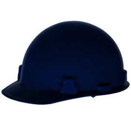 RADNOR™ Blue SmoothDome™ Polyethylene Cap Style Hard Hat With 1-Touch® Suspension